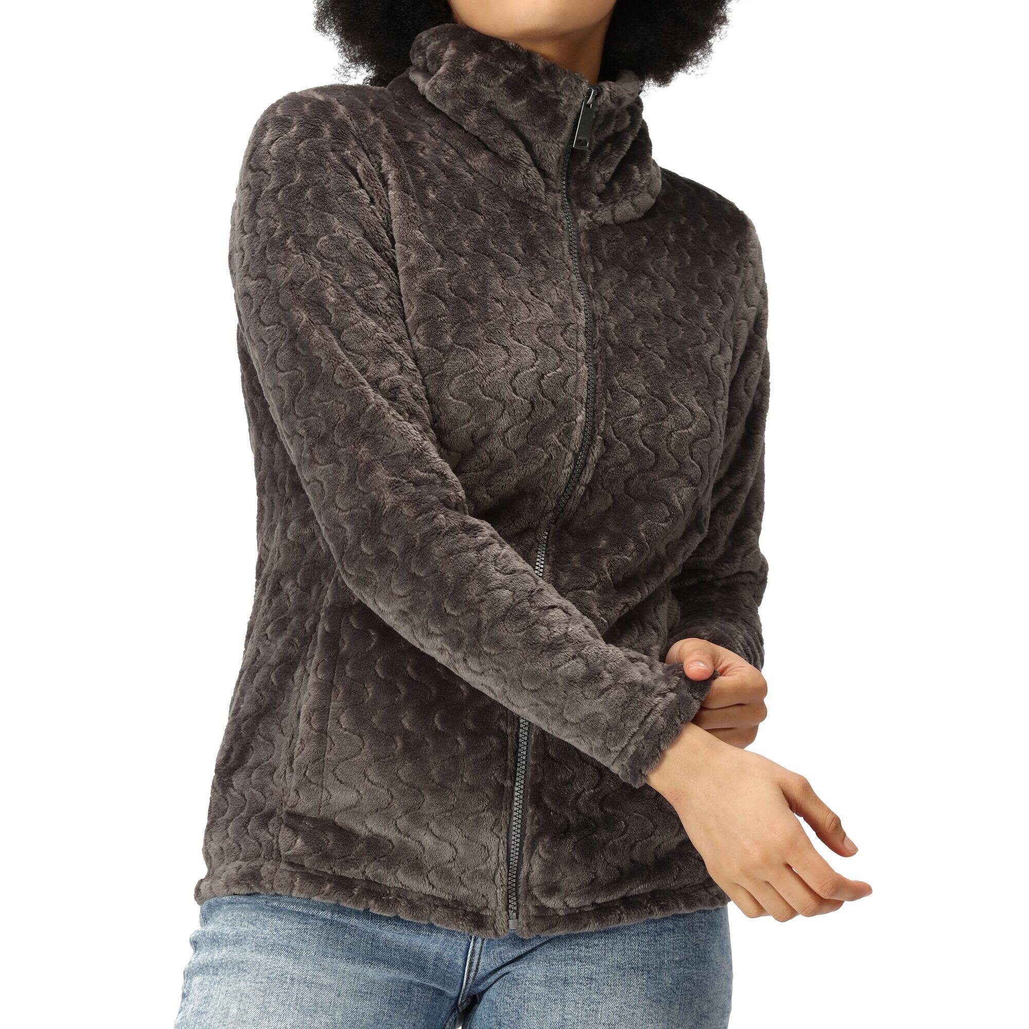 Sudadera senderismo mujer Regatta Heloise, gris oscuro 7/7