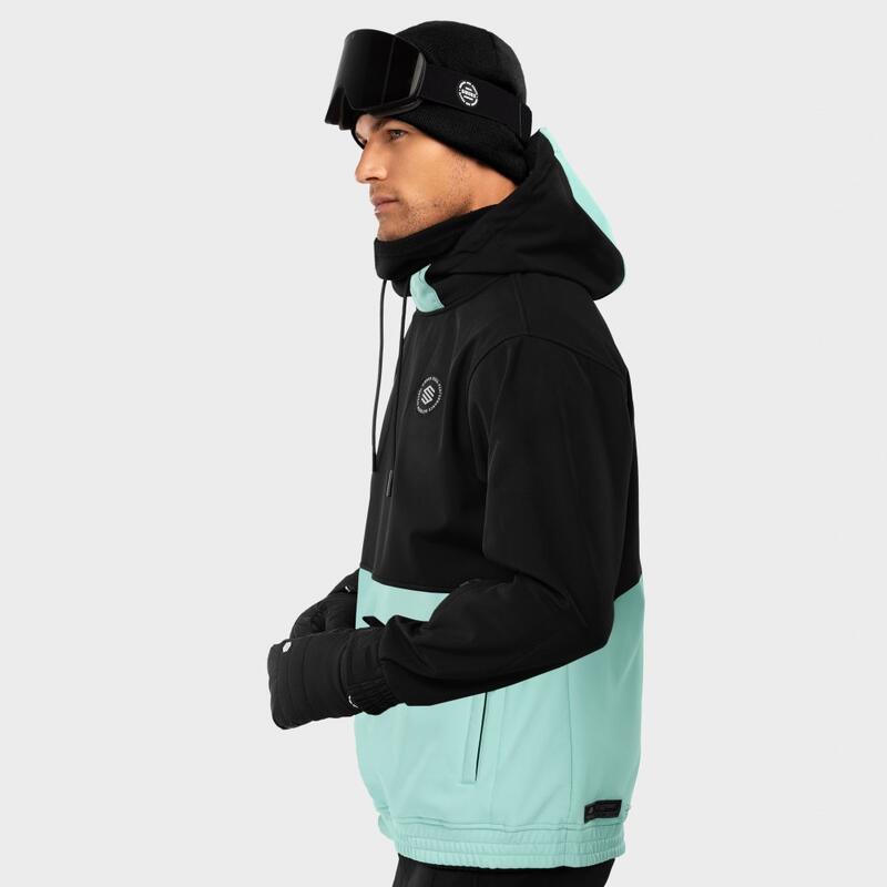 Chaqueta para snowboard/esquí hombre esquí y nieve W1 Crystal SIROKO Negro