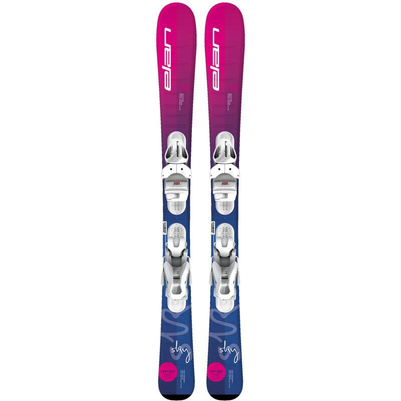 Ski Elan Sky JRS Kids, 100 cm + Legături Elan EL 4.5 GW