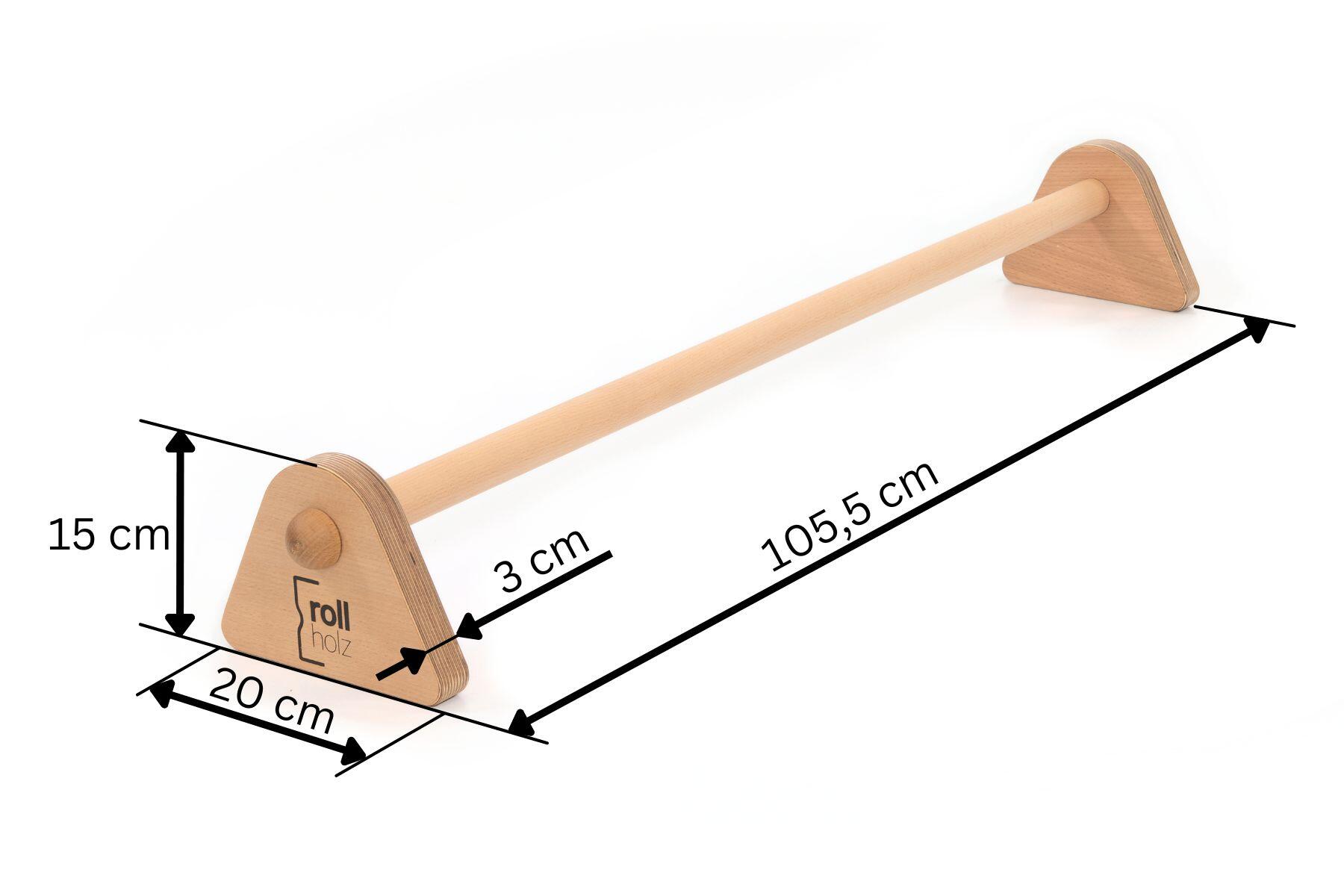Klimmzugstange aus Holz für Türrahmen Größe 3 Ohne Bohren & Schrauben - ROLLHOLZ 6/7