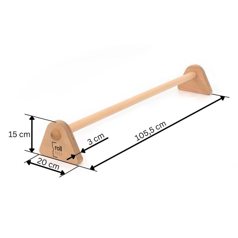 Klimmzugstange aus Holz für Türrahmen Größe 3 Ohne Bohren & Schrauben - ROLLHOLZ