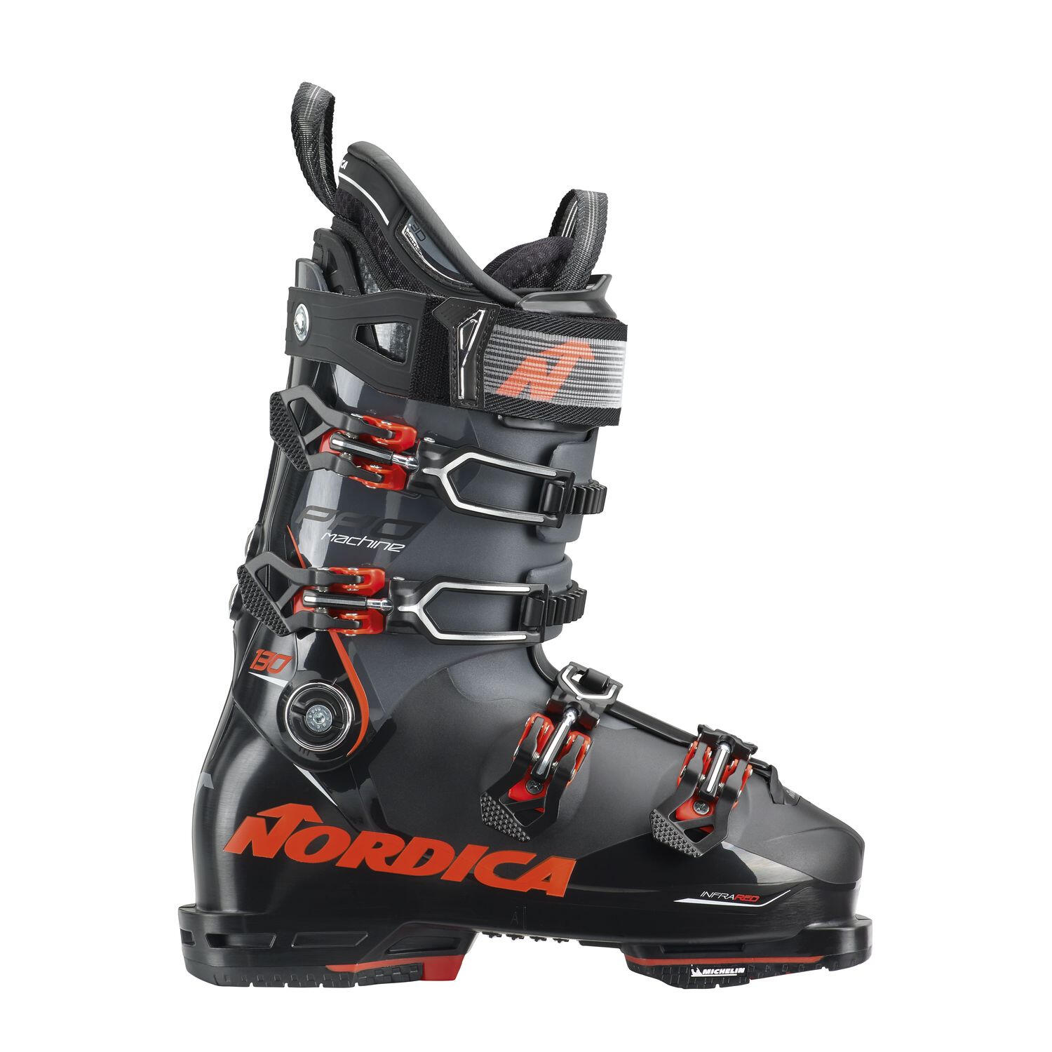 Scarponi da sci Nordica Pro Machine 130 GW da uomo - Grigio 1/3