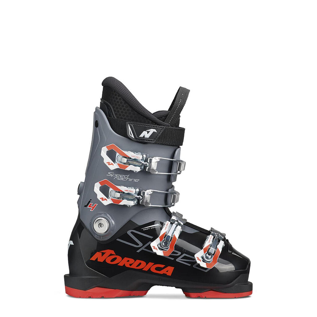 Nordica Speedmachine J 4 Black Boys' Ski Boots