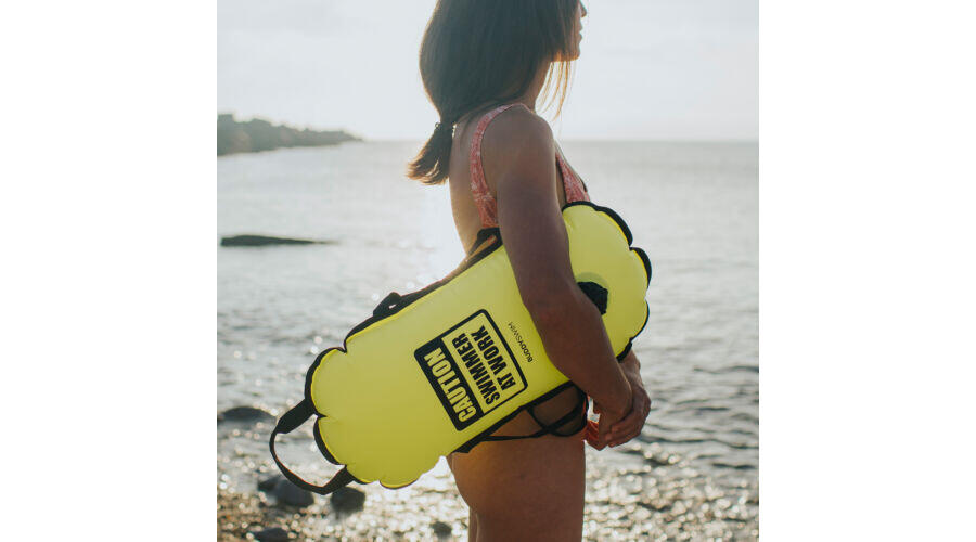 Boa per il nuoto in acque libere Ultralight Buddyswim Giallo 3/8