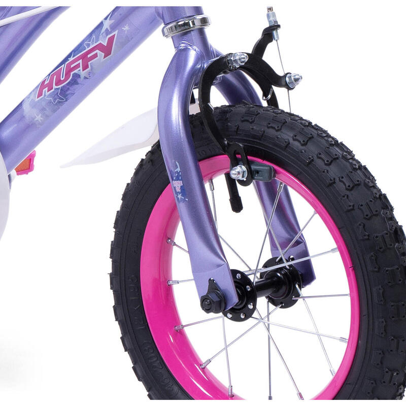 Huffy So Sweet 12 inch paarse meisjesfiets voor kinderen van 3-5 jaar