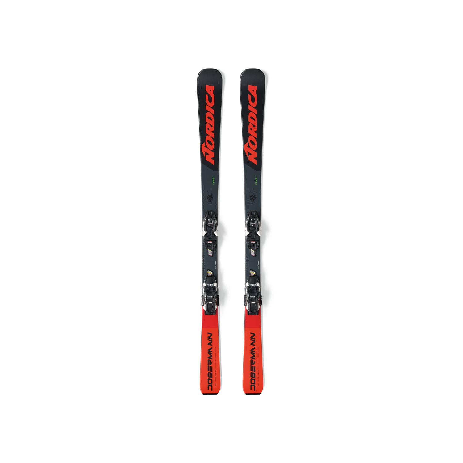 Pack De Ski Dobermann Combi Pro S Fixations J7.0 Fdt Garcon NORDICA Decathlon
