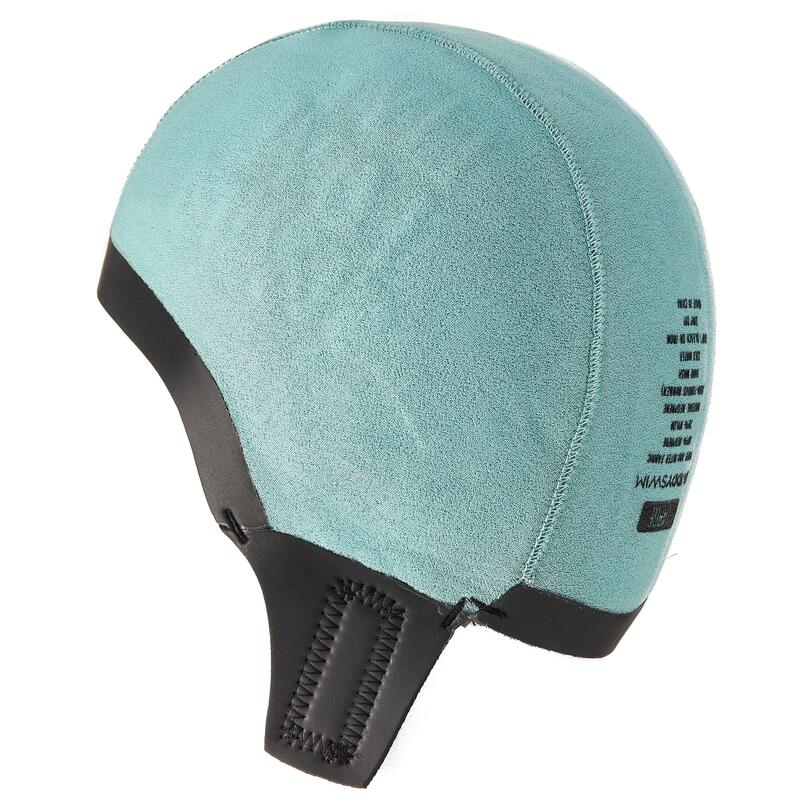 Gorro de Neopreno 2.5 mm Natación Aguas Abiertas Buddyswim negro.