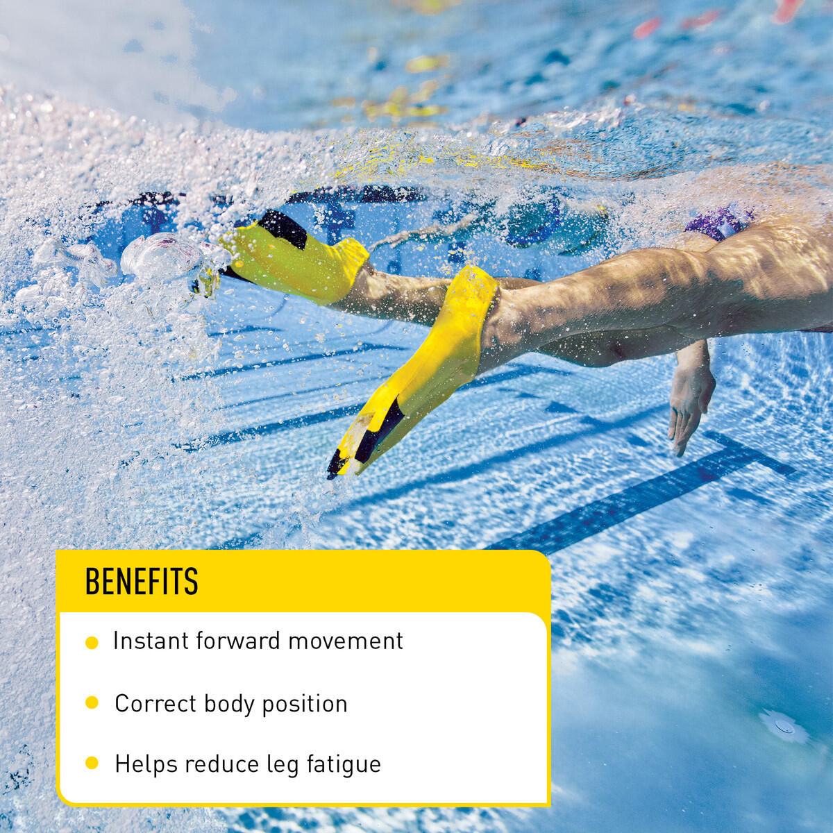 Aletas cortas de entrenamiento para Natación Finis Zoomers Z2 Amarillo Negro 6/7