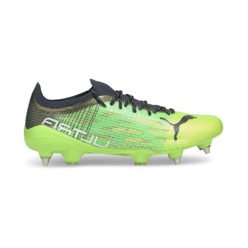 Botas De Fútbol Puma Ultra 1.3 Mxsg Verde Y Negro