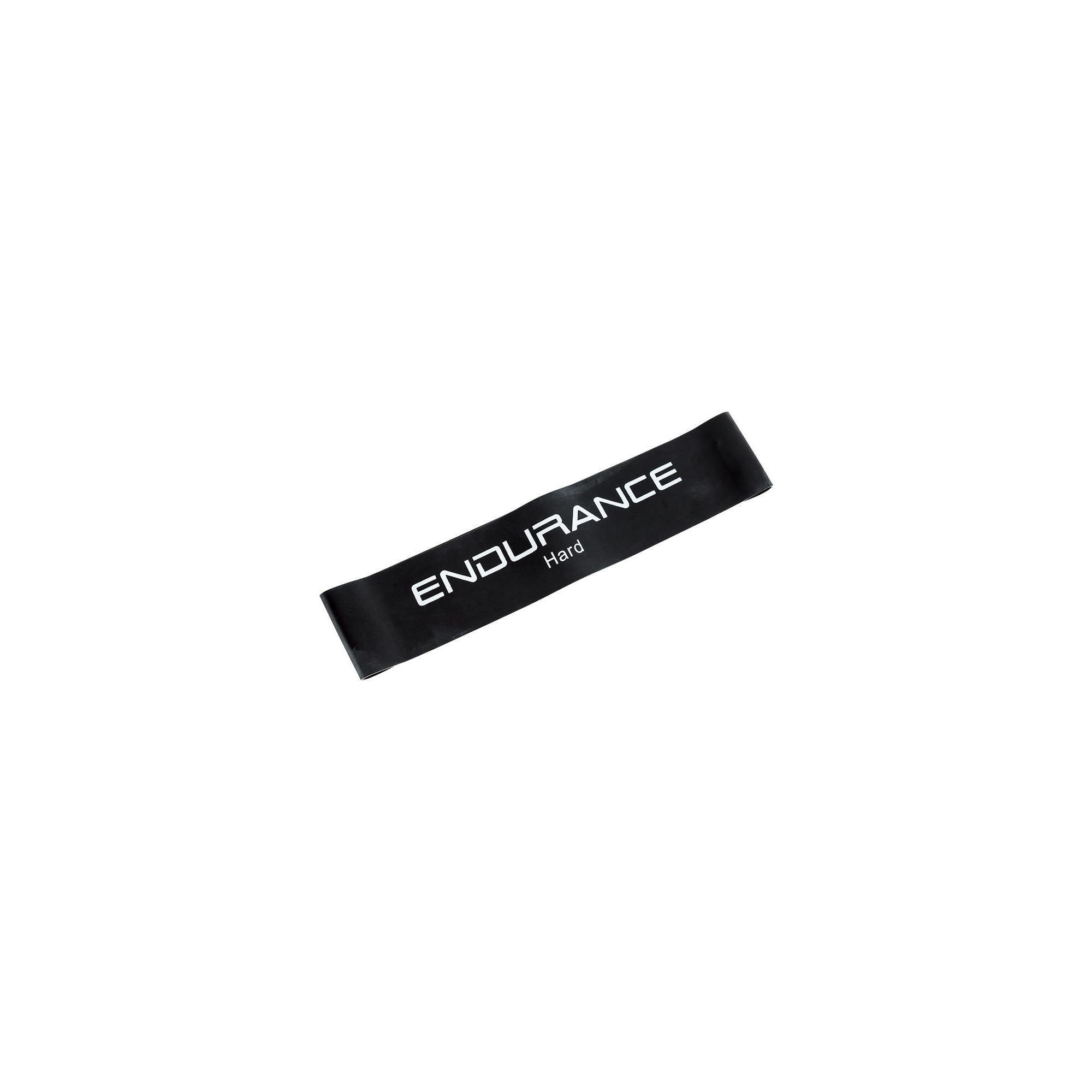 Endurance - Bande Élastique Training Loop - Hard - Glute Band - Noir - No Size - Decathlon