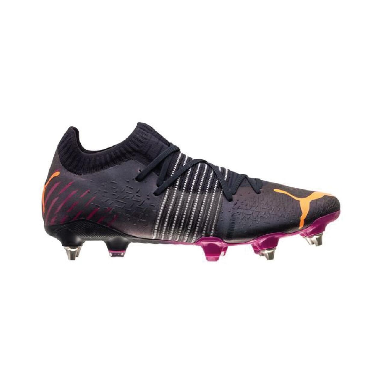 Botas de futbol puma azul y rosa 2025