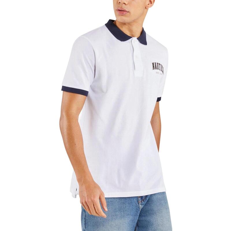 Banks Polo Shirt férfi galléros póló - fehér