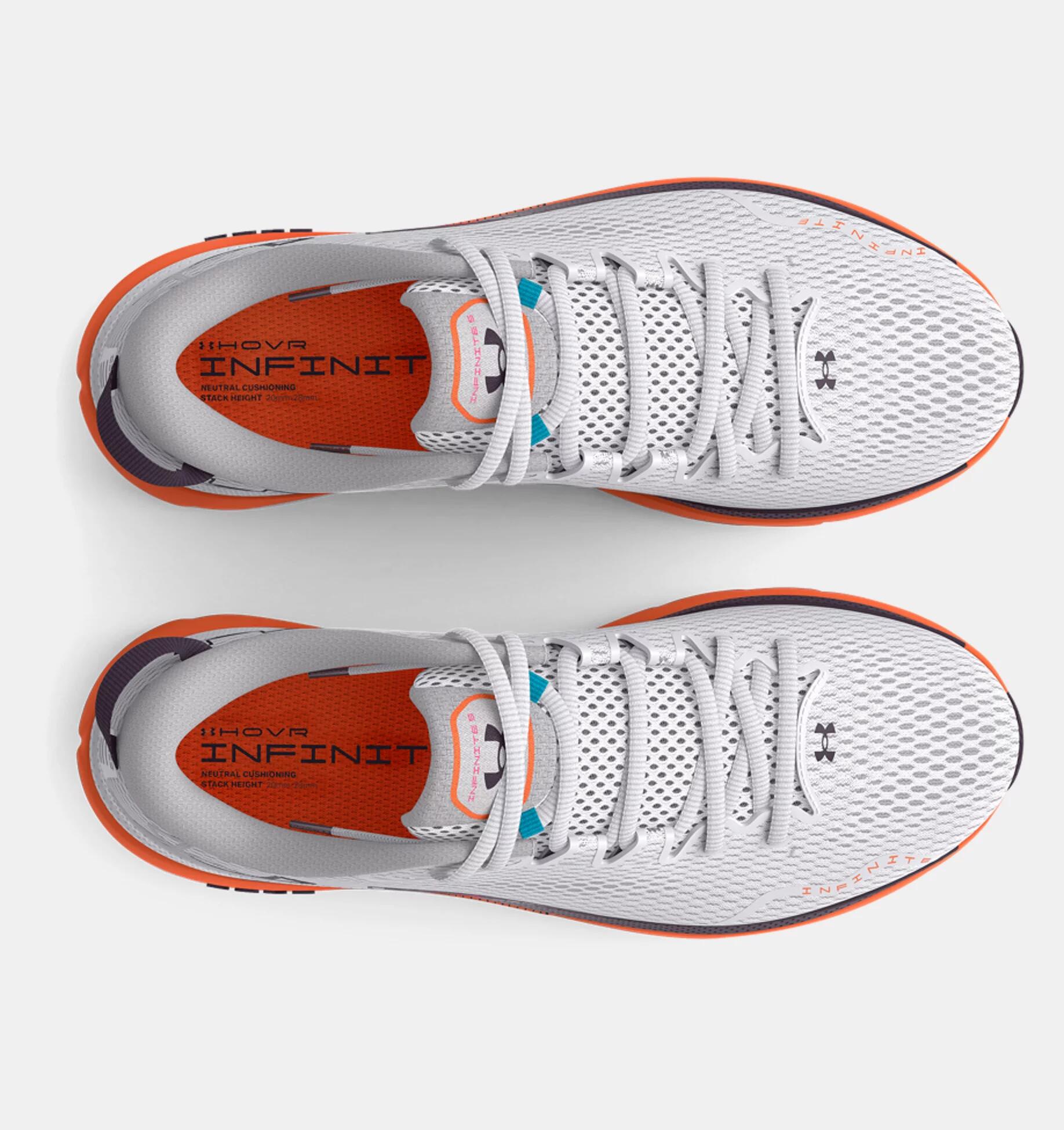 Chaussures de running Under Armour Hovr Infinite 5 Blanche 4/5