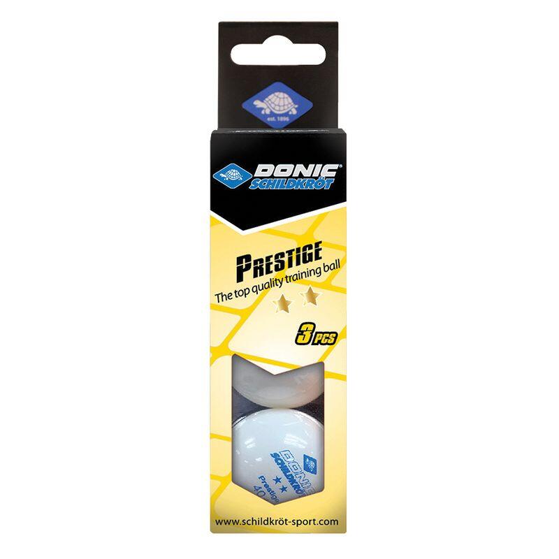 Palline da ping-pong Donic Prestige 2 stelle bianche, 3 pezzi 3/3