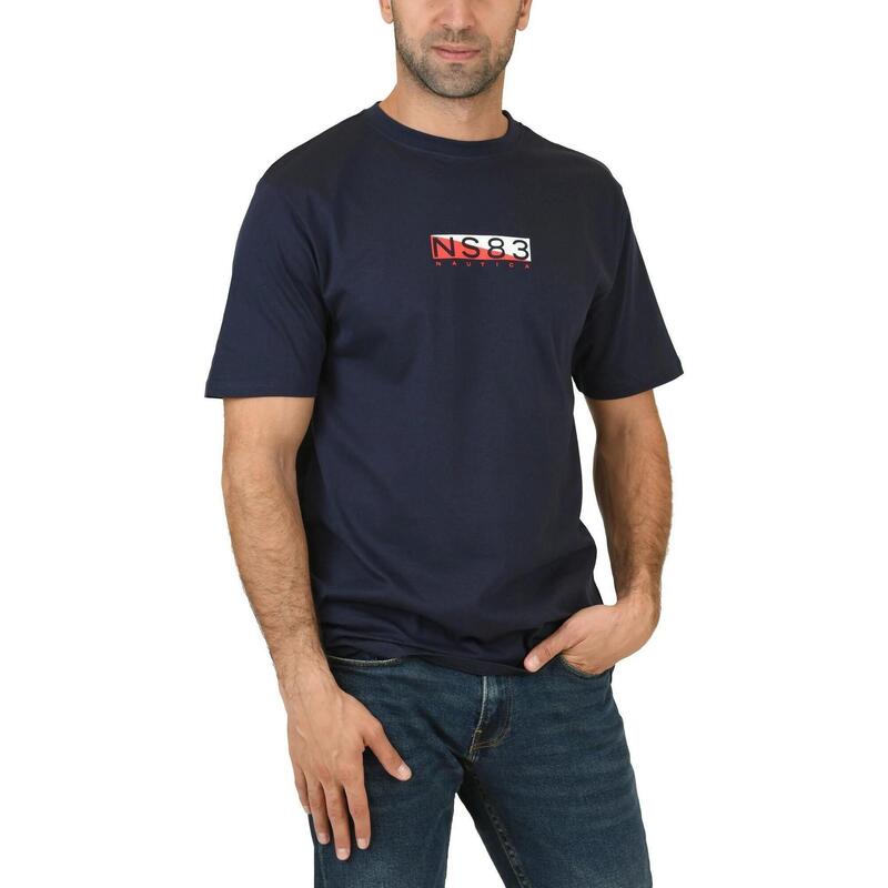 Lancer T-Shirt férfi rövid ujjú póló - sötétkék