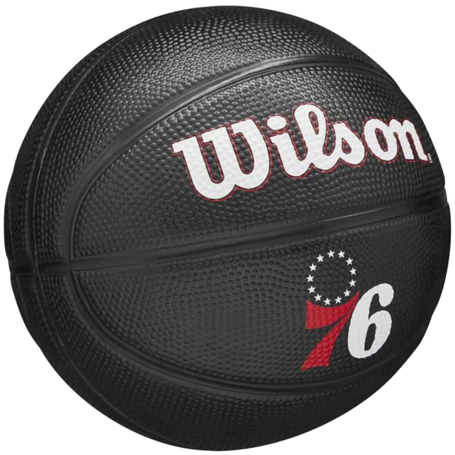 Ballon de basket Team Tribute Philadelphia 76ers Mini Ball 2/4