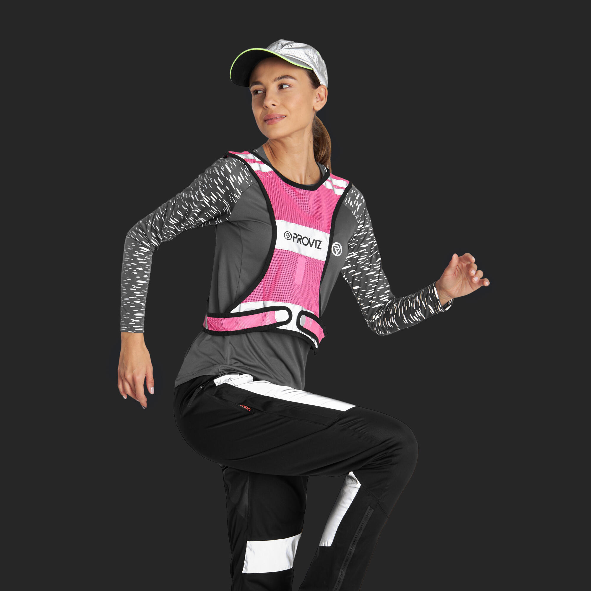 Proviz Classic Breathable Reflective Unisex Running Vest 6/7