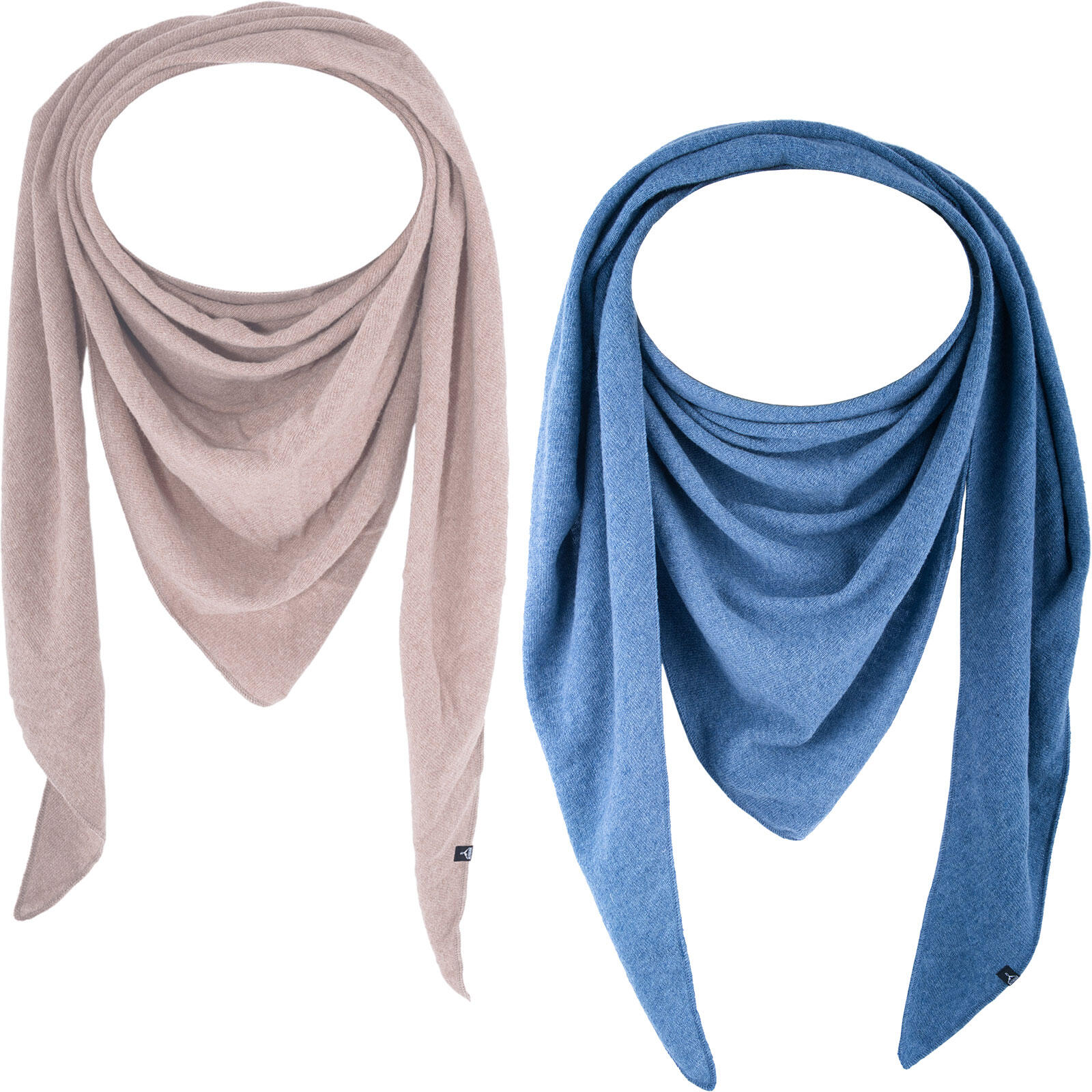 Wollen sjaal wig driehoekige gebreide unisex wintersjaal XL lamswol 4/5