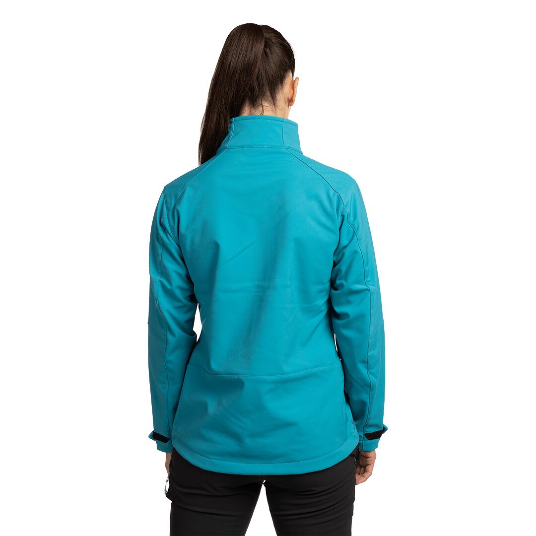 Softshell para Mujer Trangoworld Softgate woman Azul/Verde 2/7