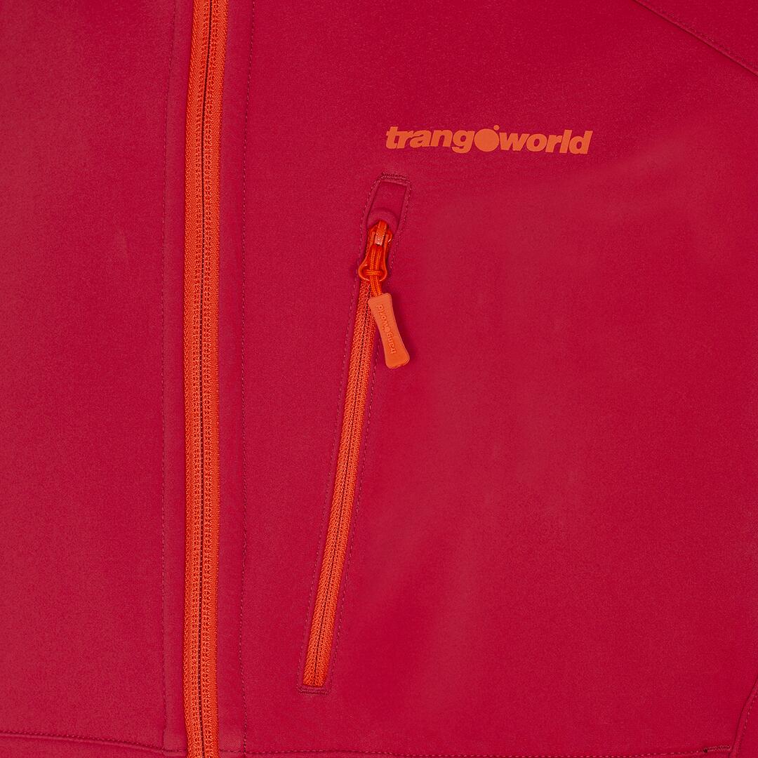 Softshell para Hombre Trangoworld Softgate Rojo 2/3