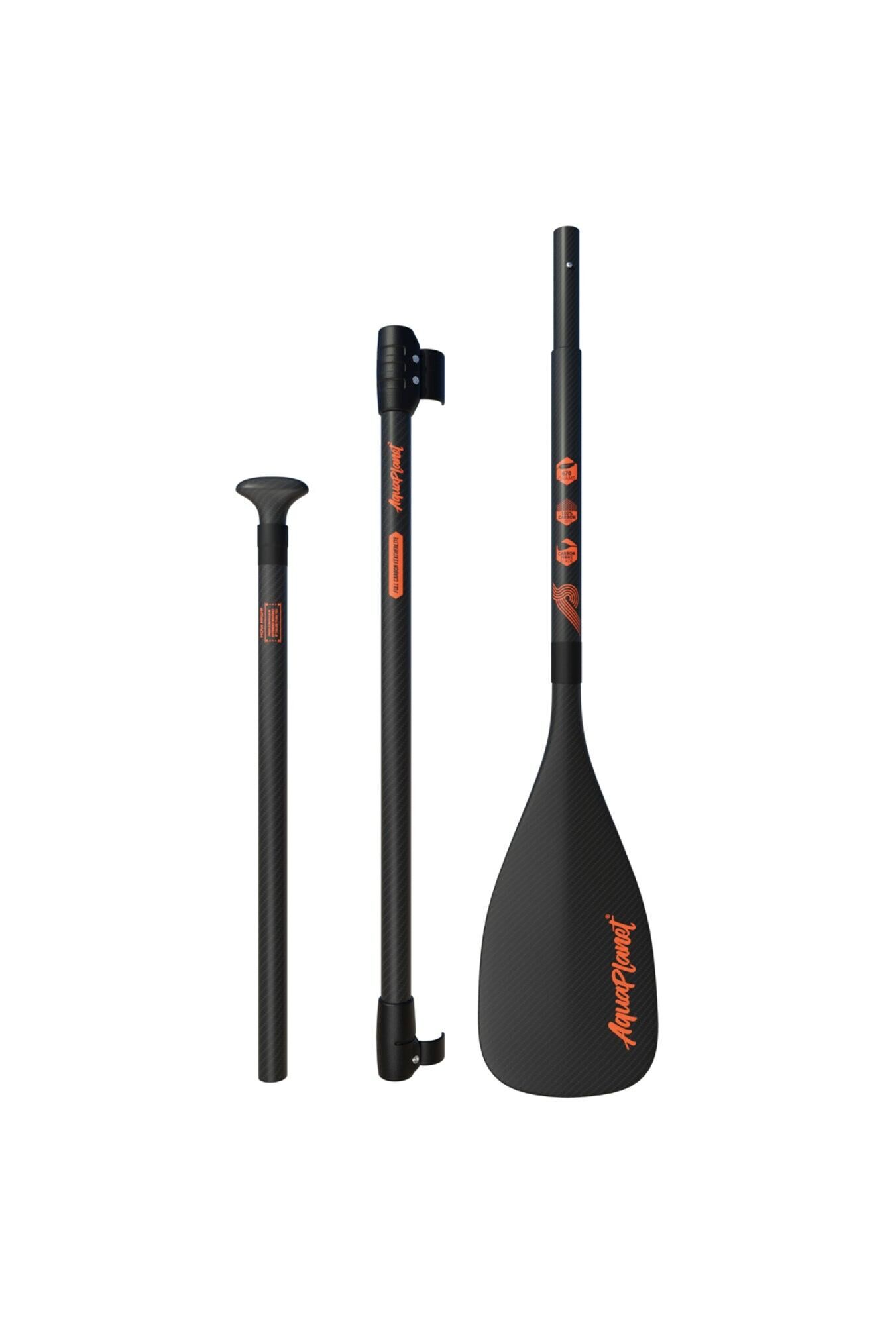 AQUAPLANET Aquaplanet  Piece 3K Full Carbon Featherlite Paddle 175-216cm