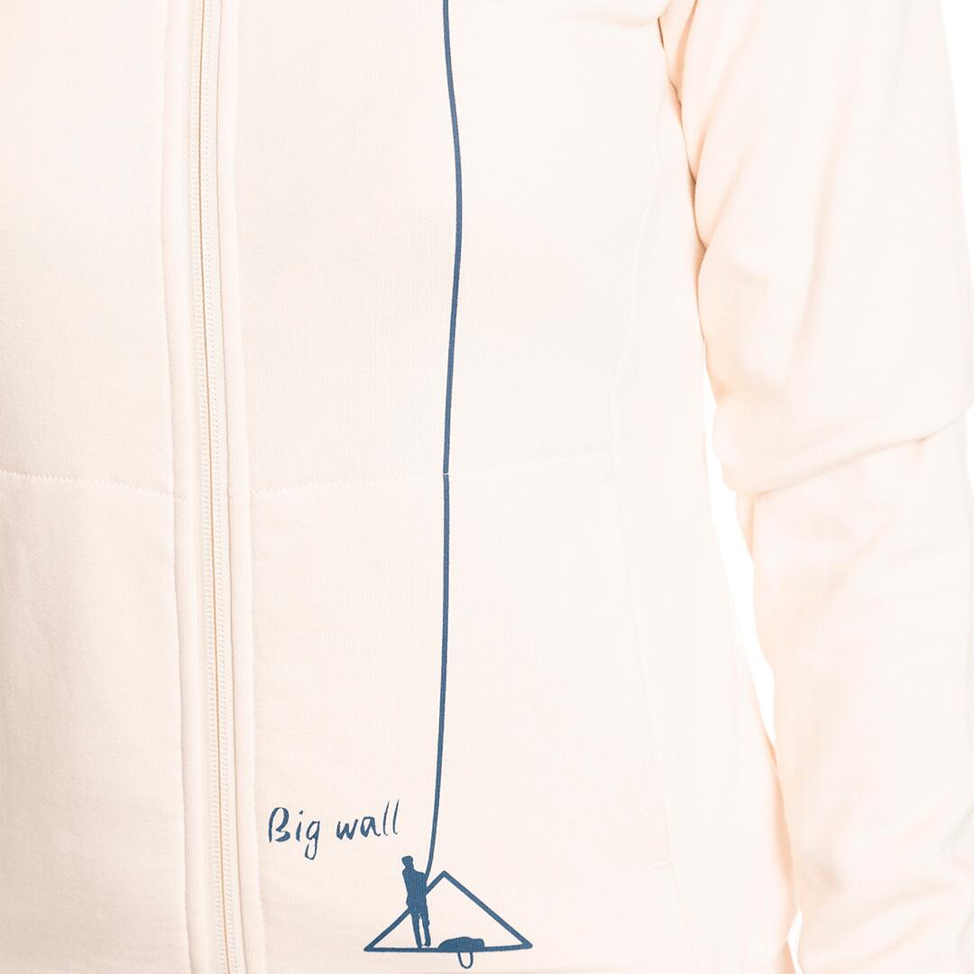 Sudadera con cremallera para Mujer Trangoworld Arnot Blanco 6/6