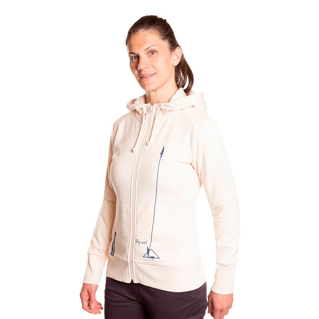 Sudadera con cremallera para Mujer Trangoworld Arnot Blanco 3/6