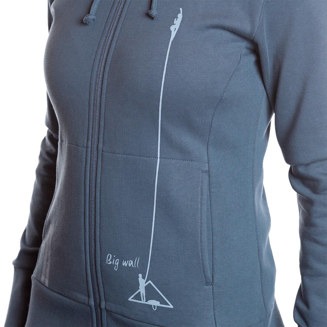 Sudadera con cremallera para Mujer Trangoworld Arnot Azul 6/7
