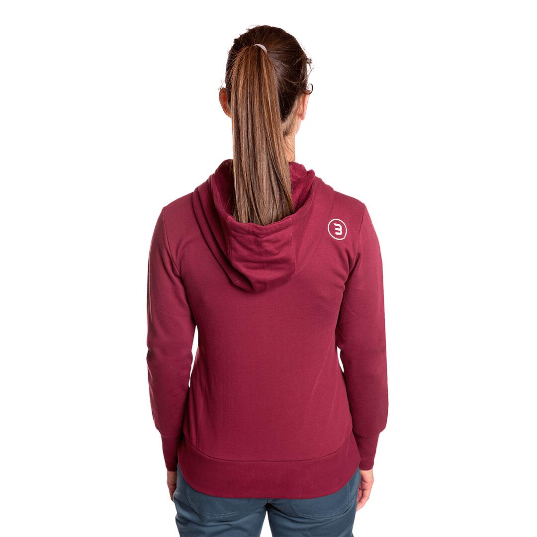 Sudadera con cremallera para Mujer Trangoworld Arnot Rojo 4/7