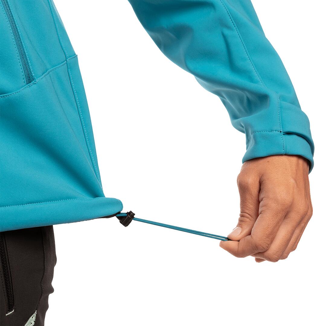 Softshell para Mujer Trangoworld Softgate woman Azul/Verde 6/7