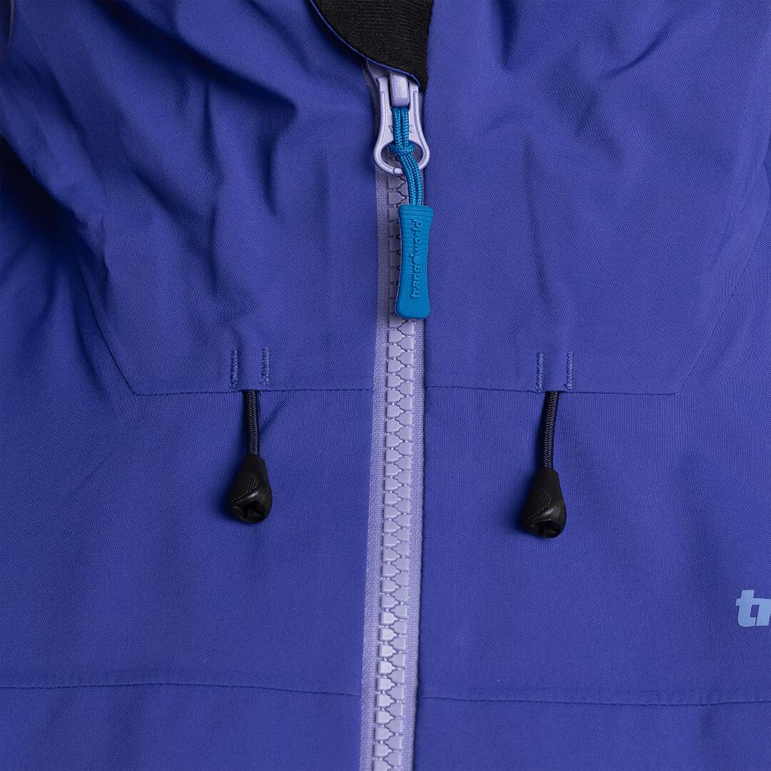 Chaqueta para Mujer Trangoworld Highgate 3l woman Azul/Morado Impermeable 4/6