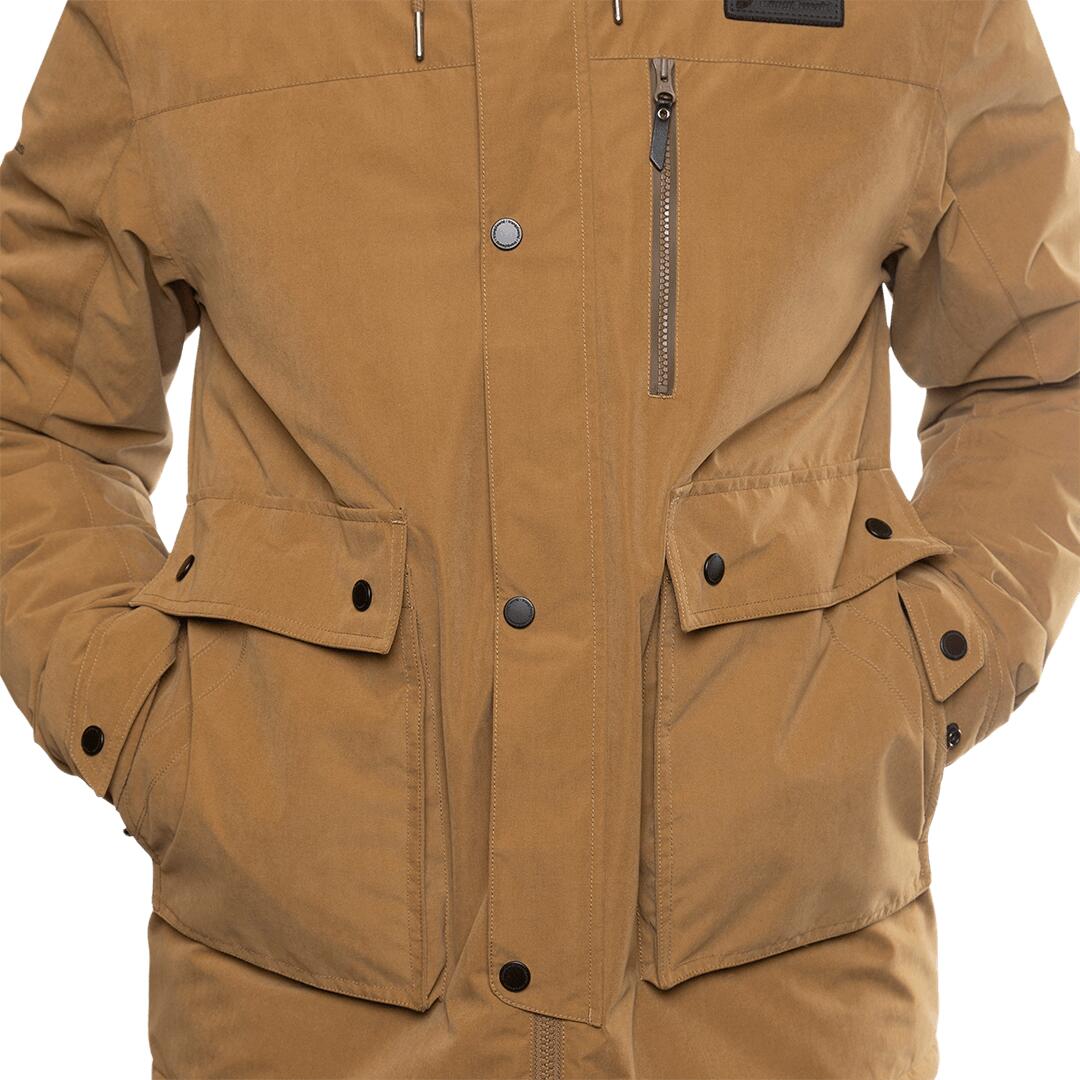 Chaqueta para Hombre Trangoworld Padma termic Marrón/Negro Impermeable 6/7