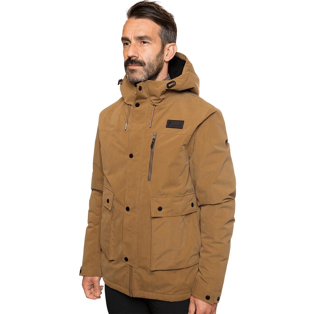 Chaqueta para Hombre Trangoworld Padma termic Marrón/Negro Impermeable 3/7