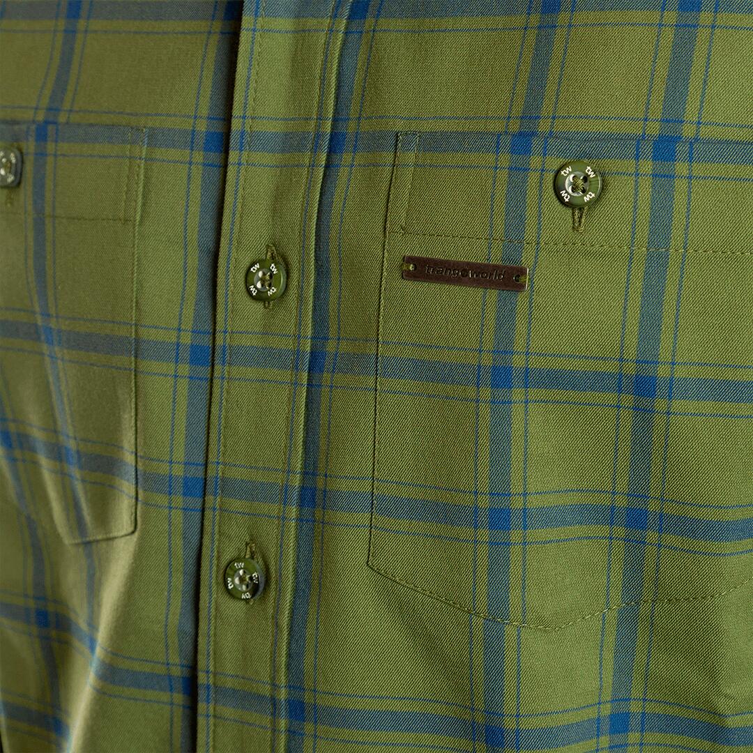 Camisa mangas largas para Hombre Trangoworld Zernez Verde 5/6