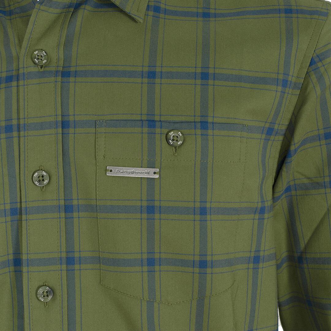 Camisa mangas largas para Hombre Trangoworld Zernez Verde 2/6