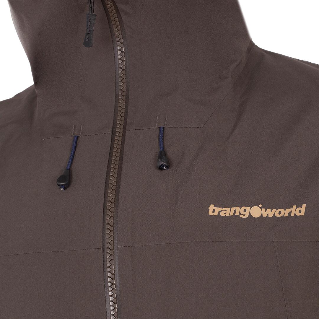 Chaqueta para Hombre Trangoworld Highgate termic Marrón/Negro/Gris Impermeable 2/3