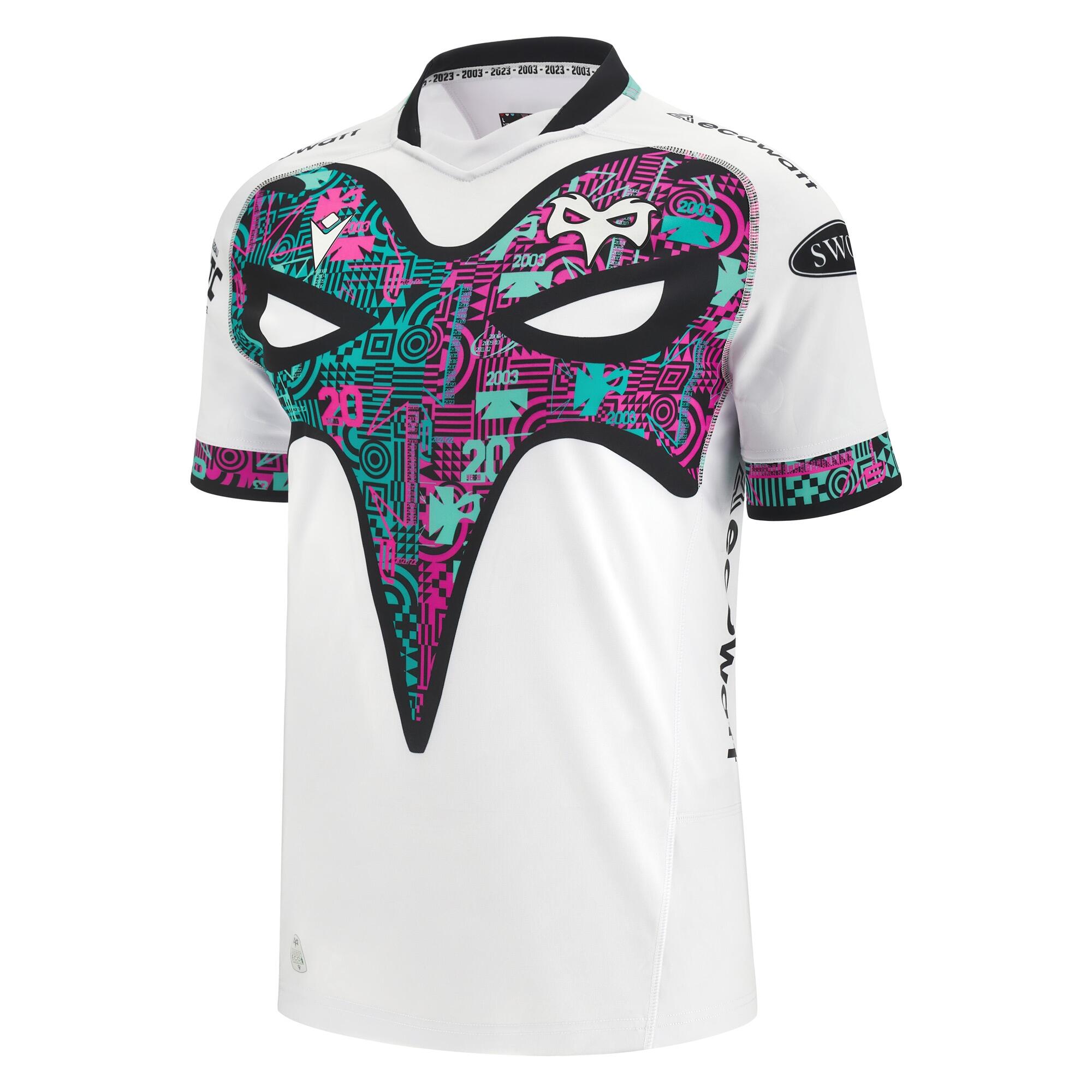 MACRON Macron Ospreys 23/24 Mens Away Rugby Shirt