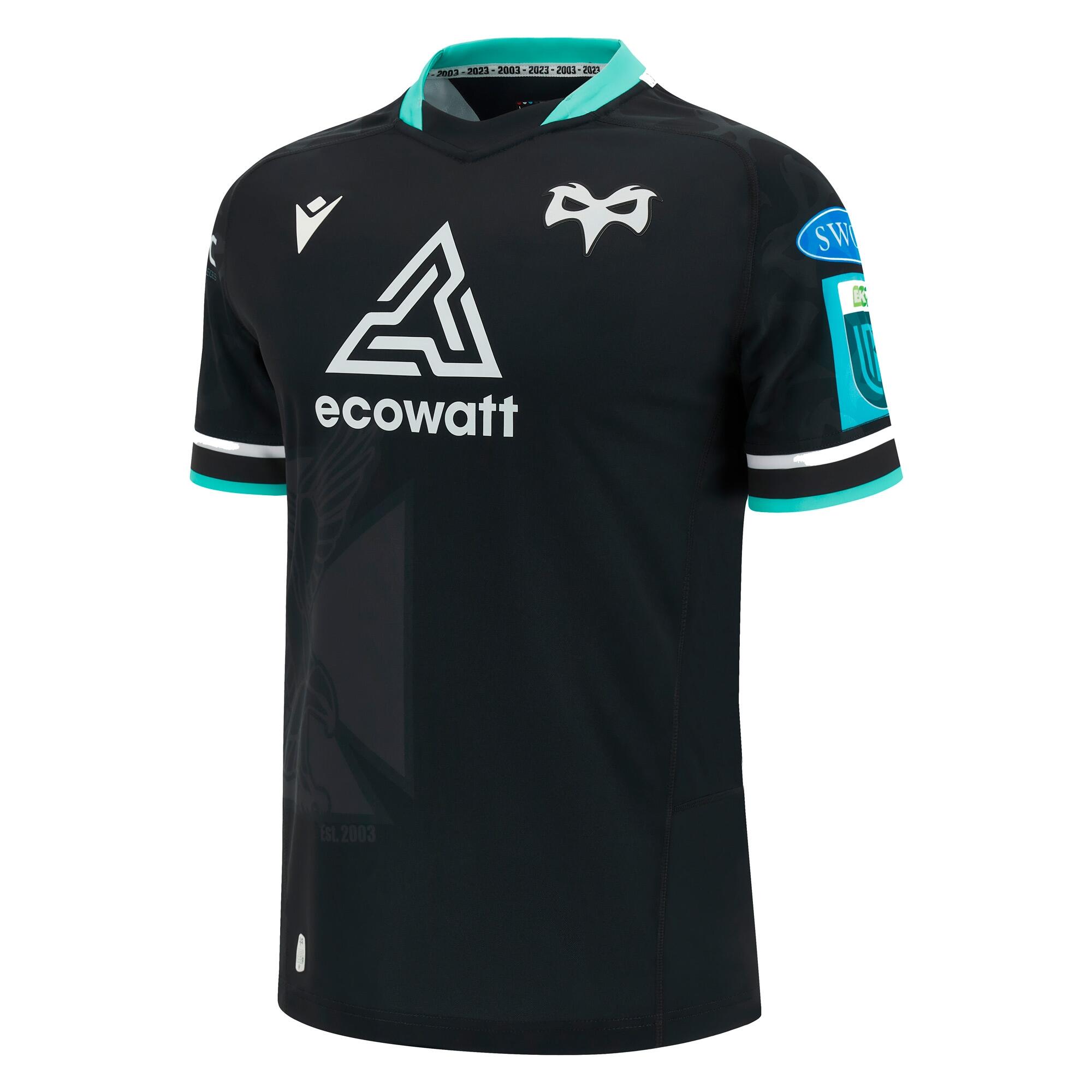 MACRON Ospreys 23/24 Mens Home Rugby Shirt