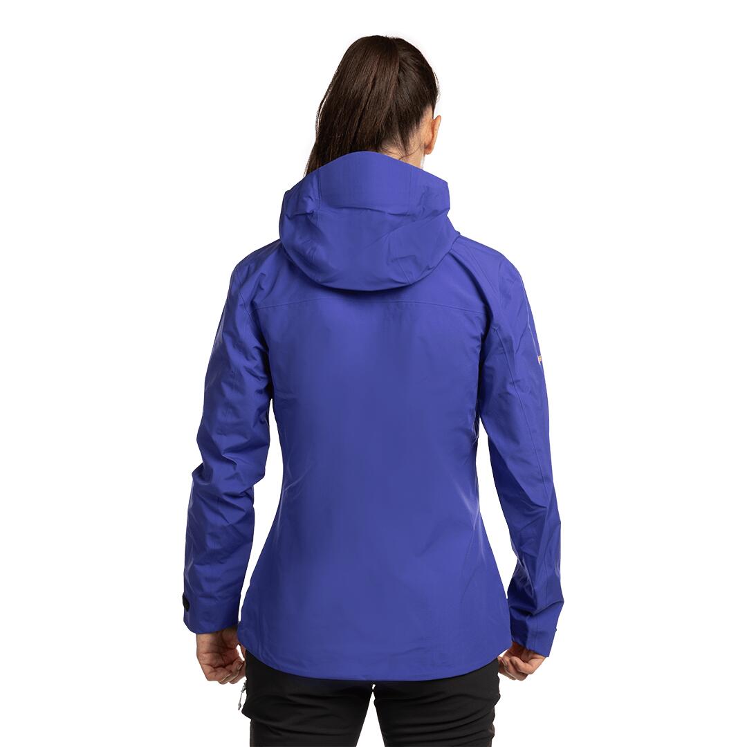 Chaqueta para Mujer Trangoworld Highgate 3l woman Azul/Naranja Impermeable 2/6