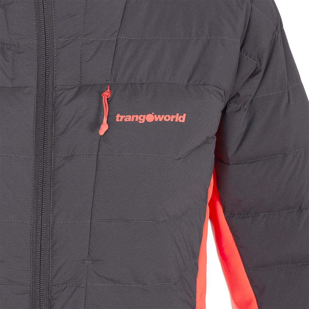 Chaqueta acolchada para Mujer Trangoworld Abeille kb Negro/Rojo 2/7