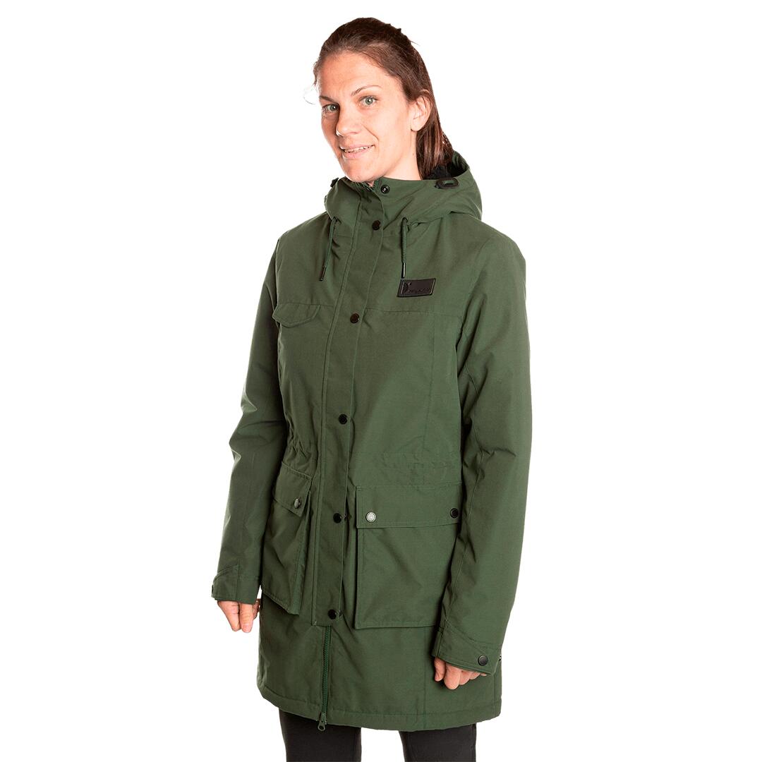 Parka para Mujer Trangoworld Riviera termic Verde/Negro 3/7