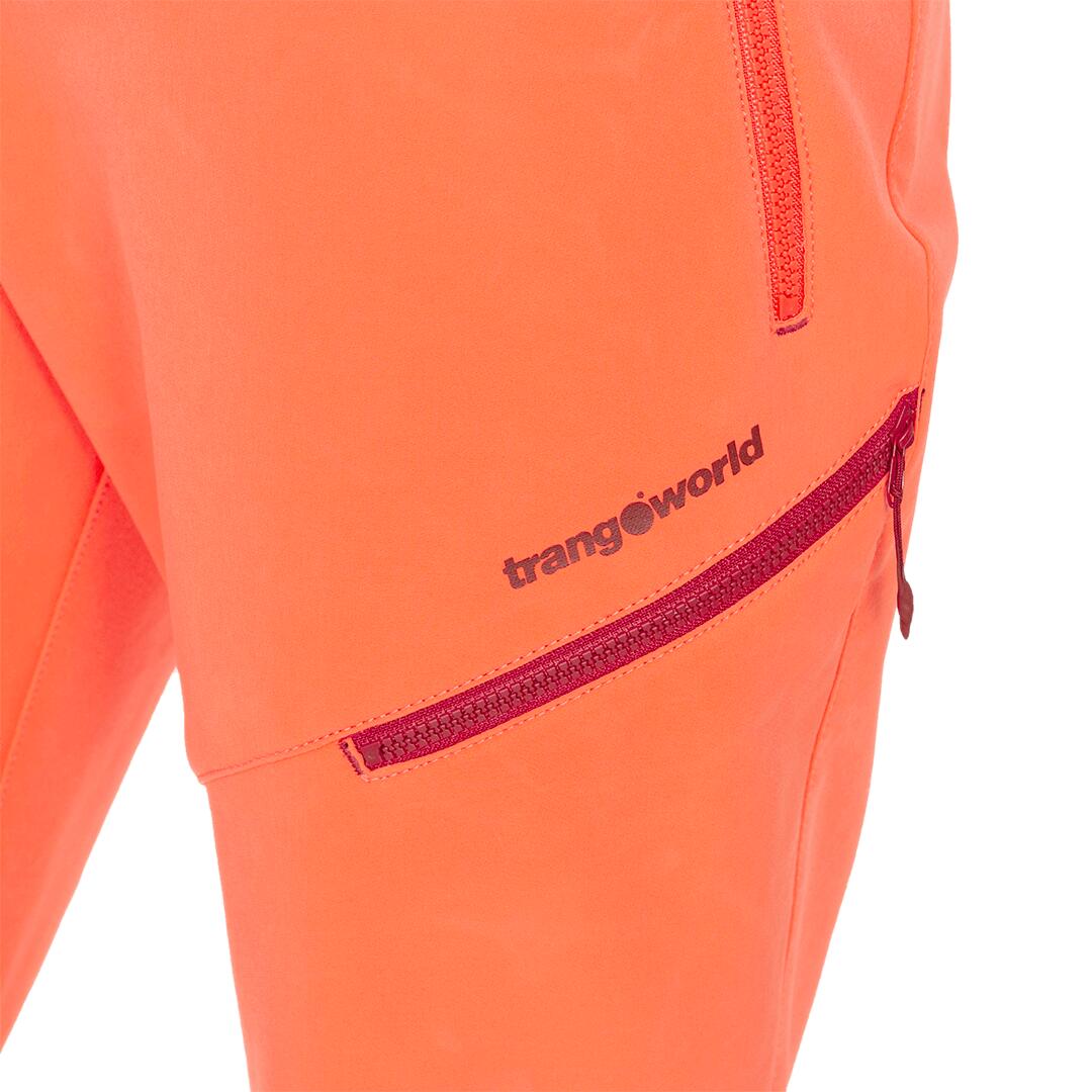Pantalón para Mujer Trangoworld Noguera vd Rojo/Negro/Negro 2/7
