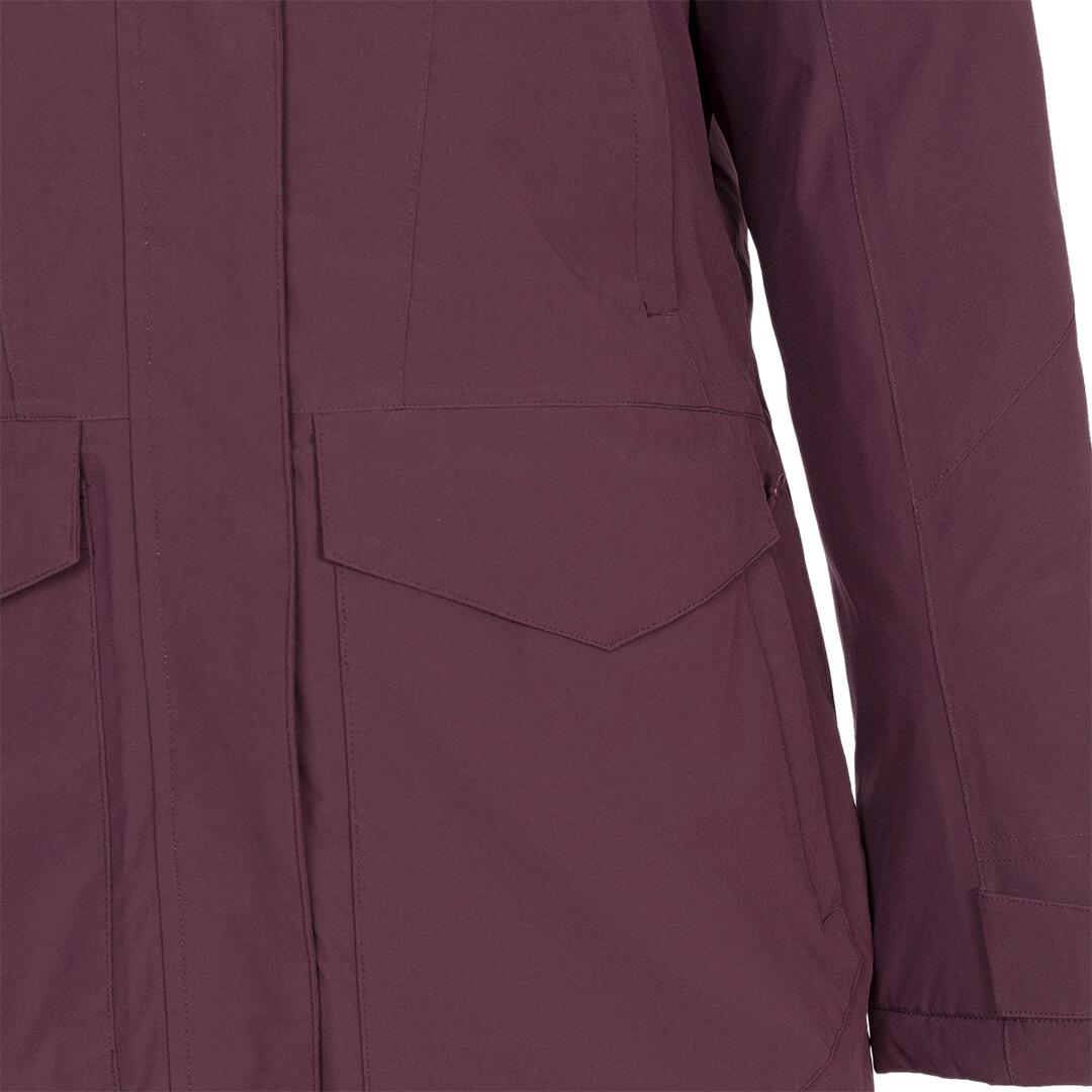 Parka para Mujer Trangoworld Arvika termic Marrón/Negro Impermeable 300g 600cuin 2/7