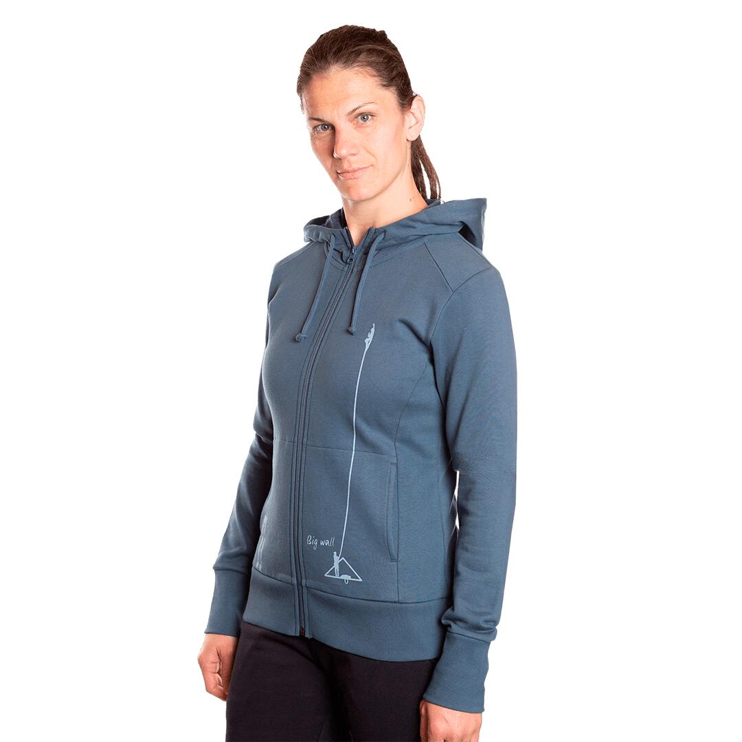Sudadera con cremallera para Mujer Trangoworld Arnot Azul 3/7