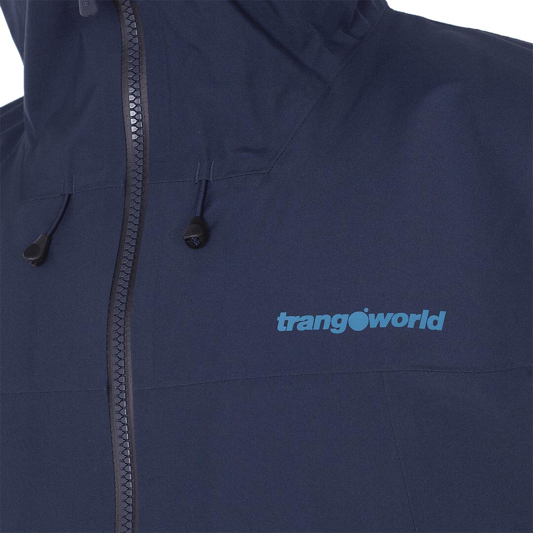 Chaqueta para Hombre Trangoworld Highgate termic Azul/Negro/Gris Impermeable 2/3