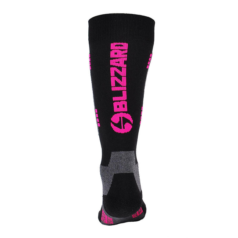 Skarpety narciarskie Blizzard Wool Sport Ski Merino black/pink