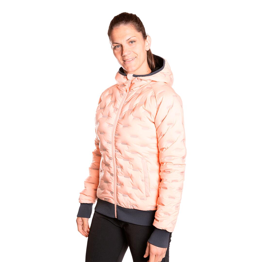 Plumífero para Mujer Trangoworld Alinda vd Rosa/Gris 160g 600cuin 3/6
