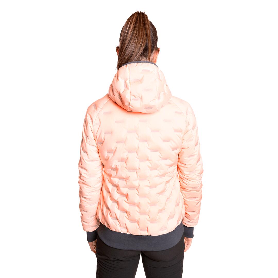 Plumífero para Mujer Trangoworld Alinda vd Rosa/Gris 160g 600cuin 4/6