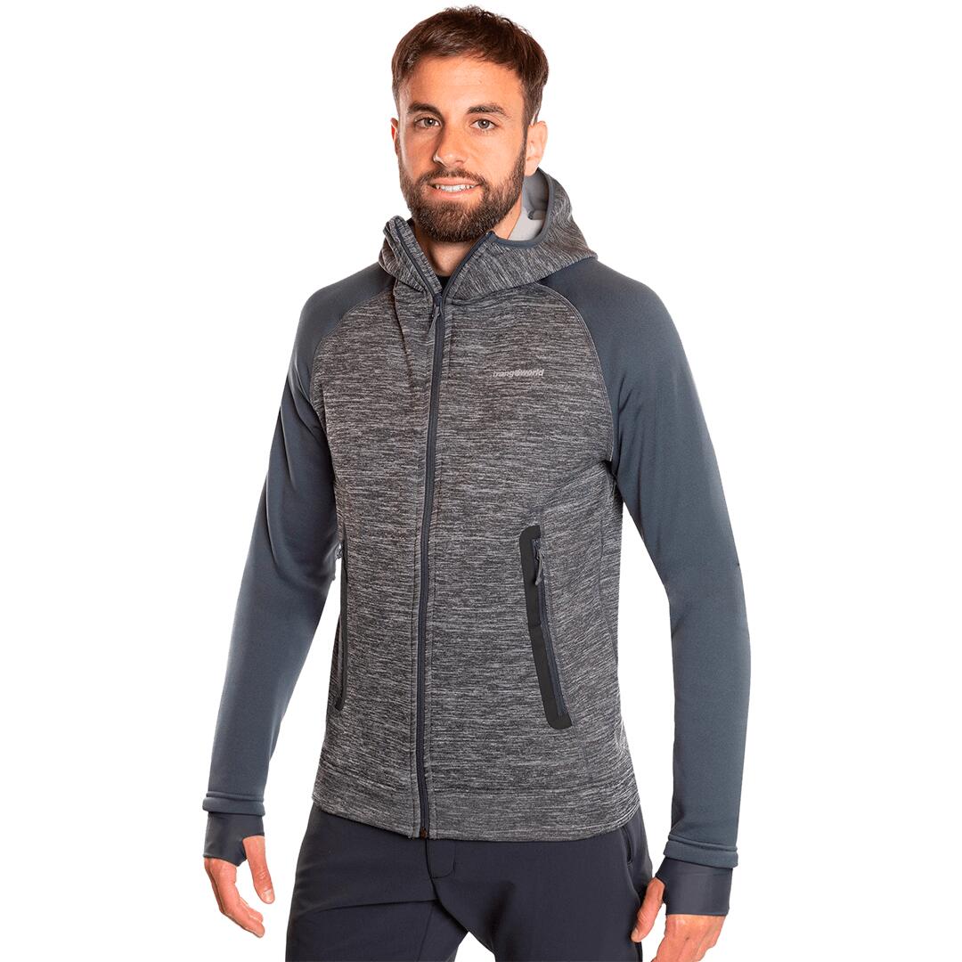 Forro polar para Hombre Trangoworld Rondas vd Negro/Gris/Gris 3/7