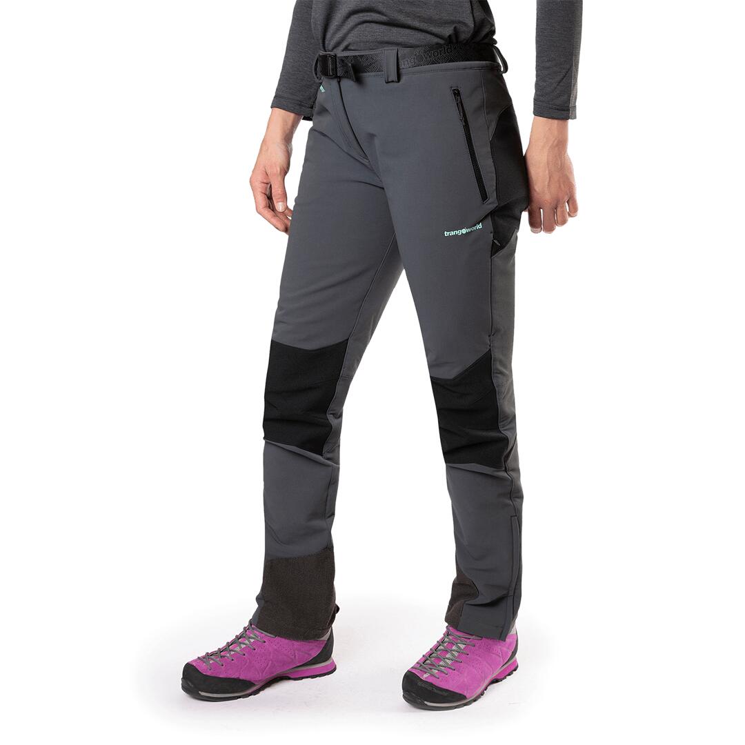Pantalón para Mujer Trangoworld Uhsi extreme kb Negro/Negro 3/7